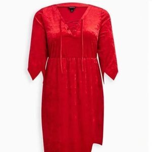 Torrid red velvet sexy devil costume 1